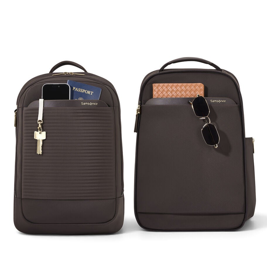 Paralux 2-1 Travel Backpack in the color Coffee Bean. image number 4